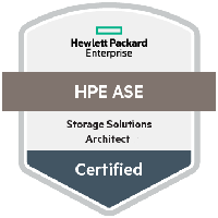 Badge Hewlett Packard Enterprise ASE Storage Solutions Architect Certified